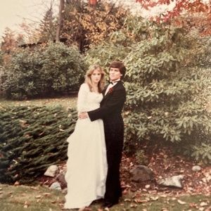 1980's Size Small Vintage Wedding Dress